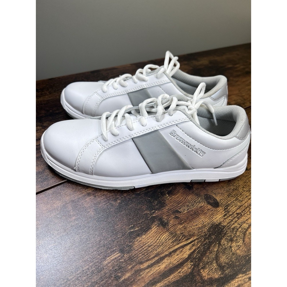 Brunswick Wave Women's Bowling Shoes White/Gray US 9 RW-001